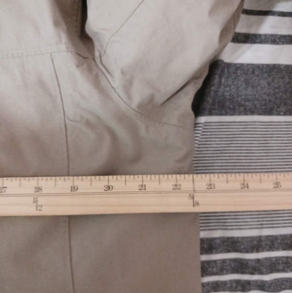 L.L.Bean Vtg Mens Jacket With Fleece Lining & Zip Green Small - Picture 16 of 16